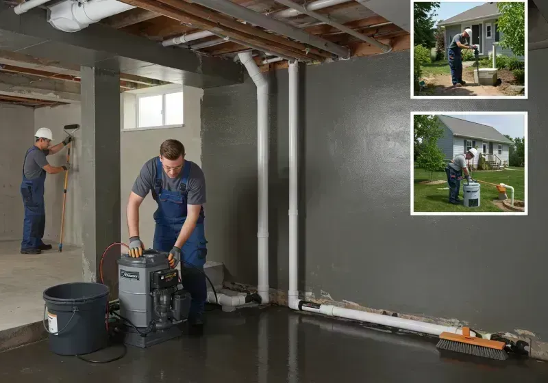 Basement Waterproofing and Flood Prevention process in Fairlawn, VA